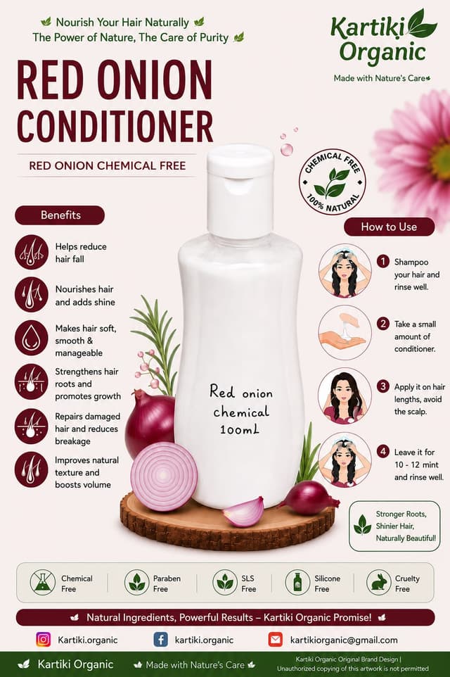 Red Onion Chemical Free Conditioner